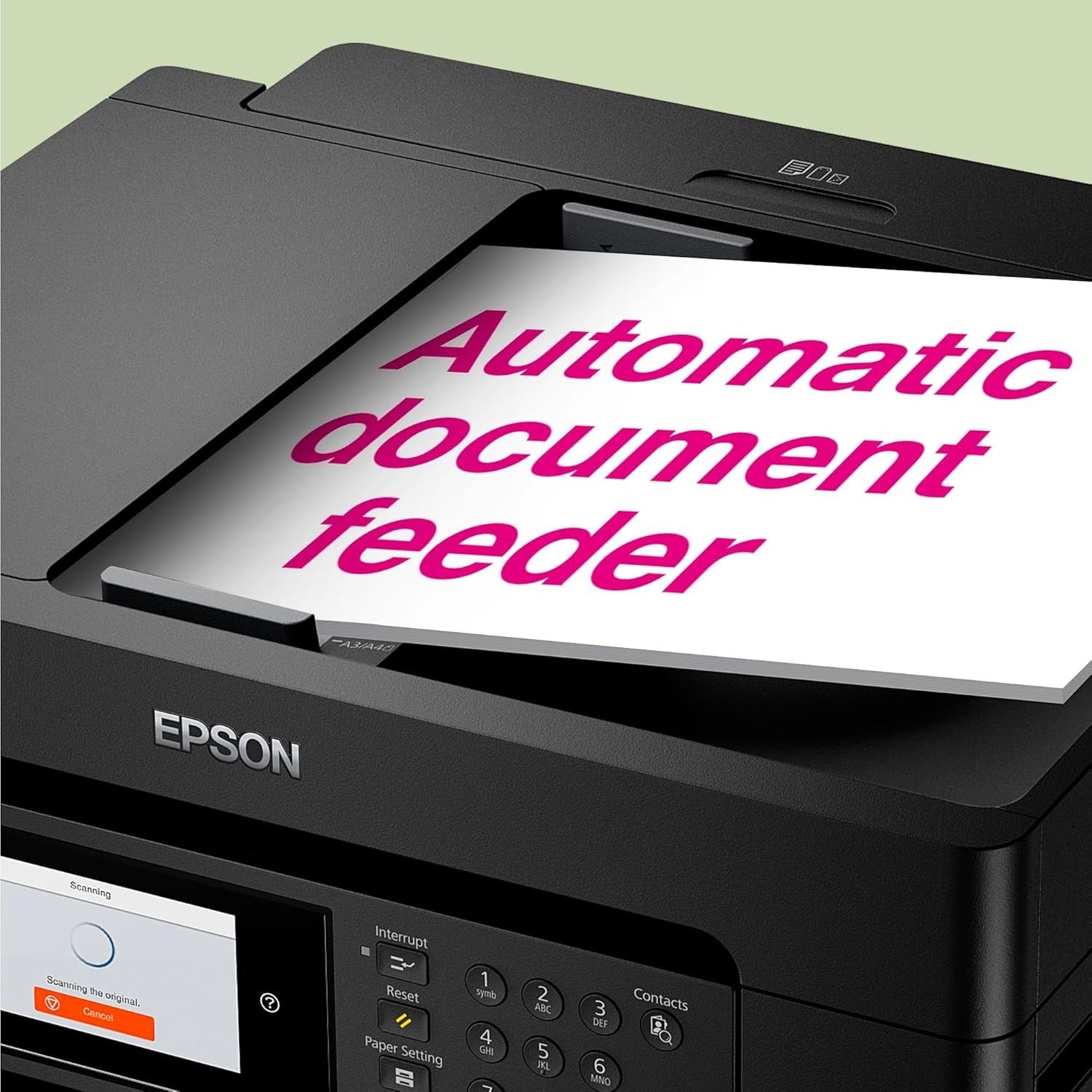 All-in-One A3+ Wireless Colour Printer Scanner Copier Fax Black