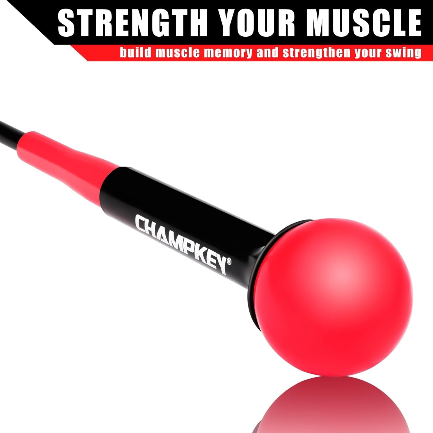 Golf Swing Trainer 46.5" Weighted Warm Up Stick Tempo Aid