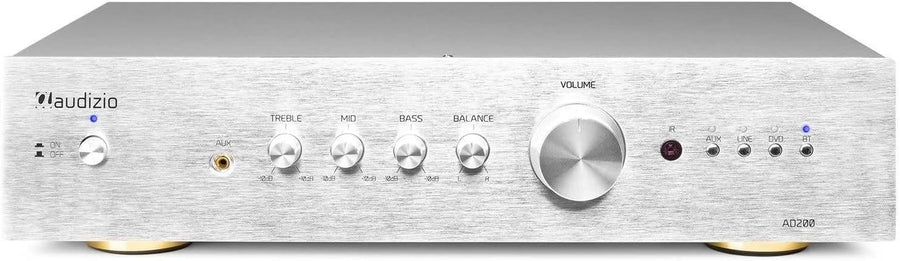 2-Channel HiFi Stereo Amplifier Aluminium USB RCA Home Audio