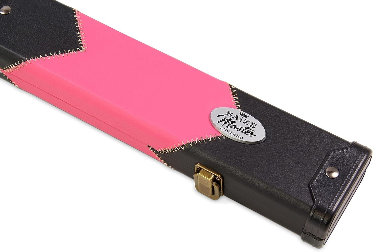 Pink Hard Cue Case for Snooker Pool 2 Piece Centre Joint Deluxe