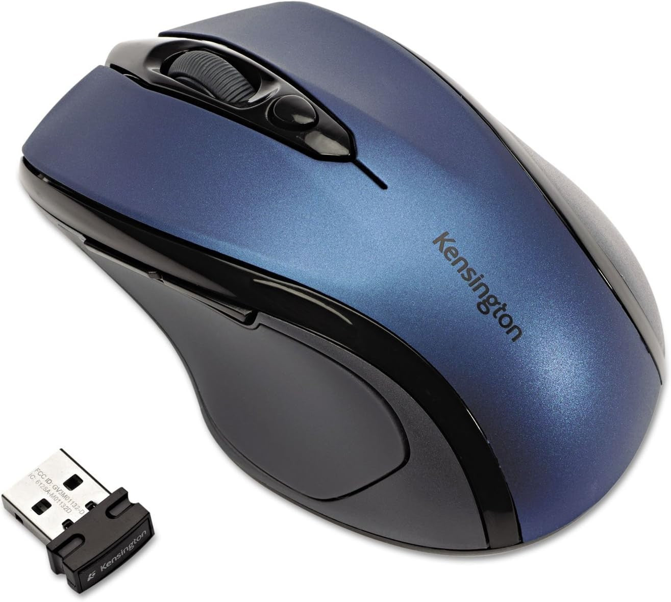 Wireless Mouse Mid Size 5 Button Optical Ergonomic USB Receiver
