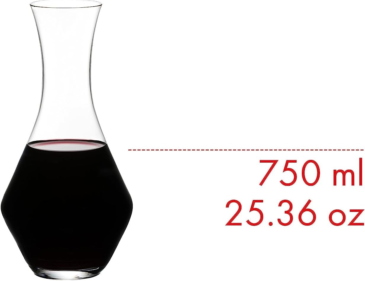 970ml Crystal Wine Decanter Elegant Glass Carafe for Red Wine Aeration Gift