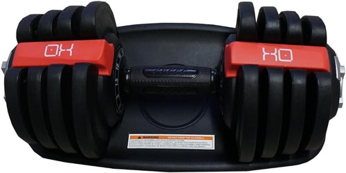 40KG Adjustable Dumbbells Pair 16-Level Quick Select Space Saving Home Gym