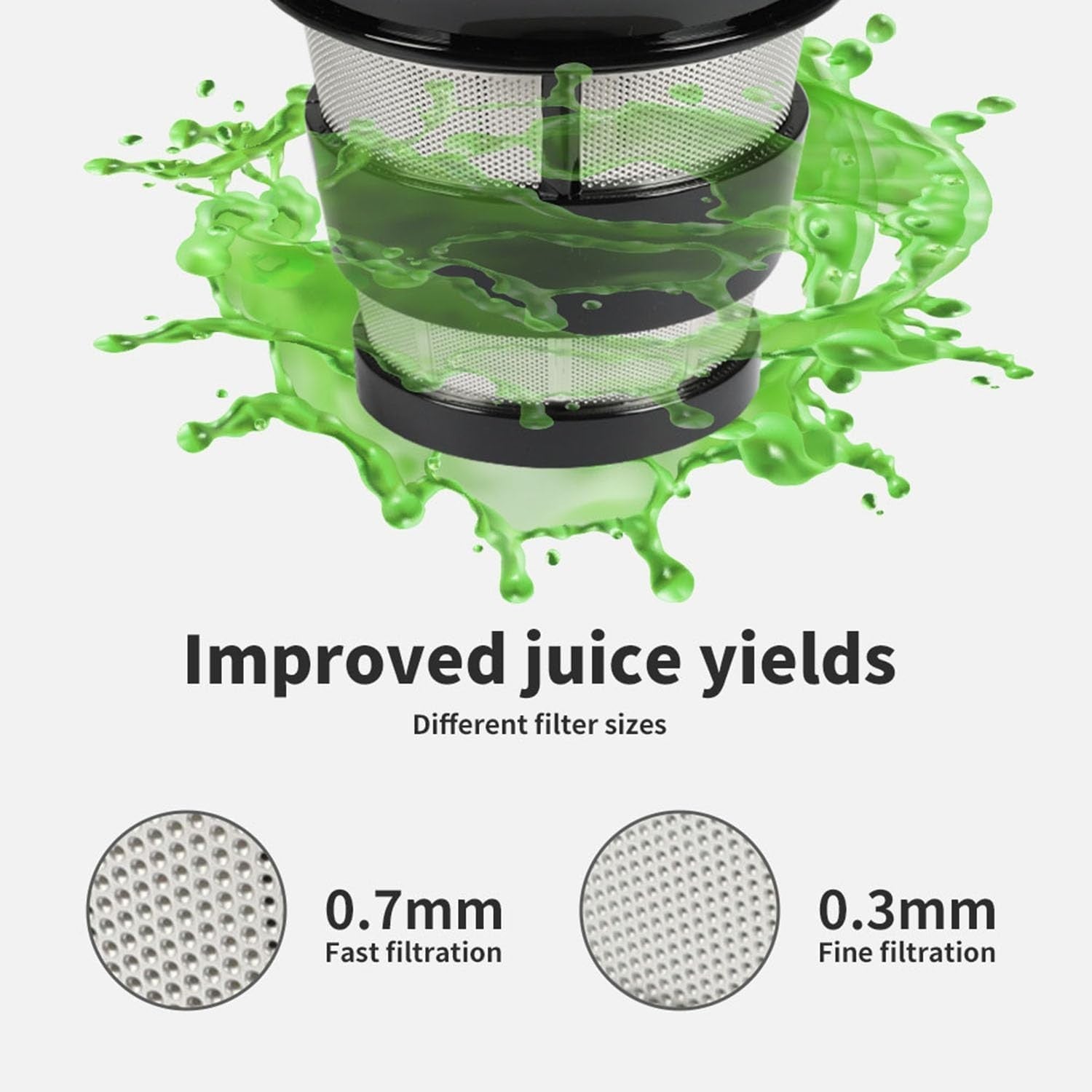 Cold Press Juicer Slow Masticating Quiet Motor Reverse Easy Clean 200W