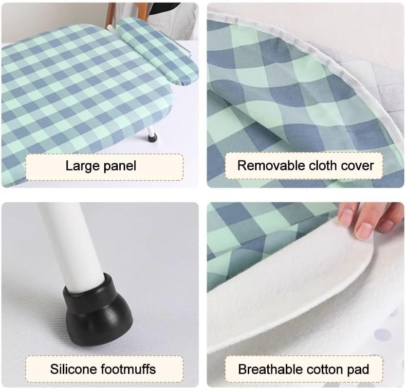 Tabletop Ironing Board with Iron Holder Foldable Portable Mini Board