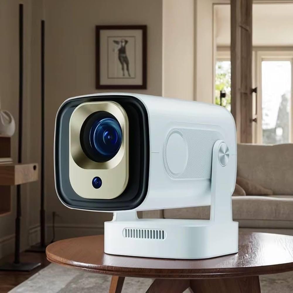 Native 1080P WiFi Android Smart Projector 12000 Lumens Portable Home Theater