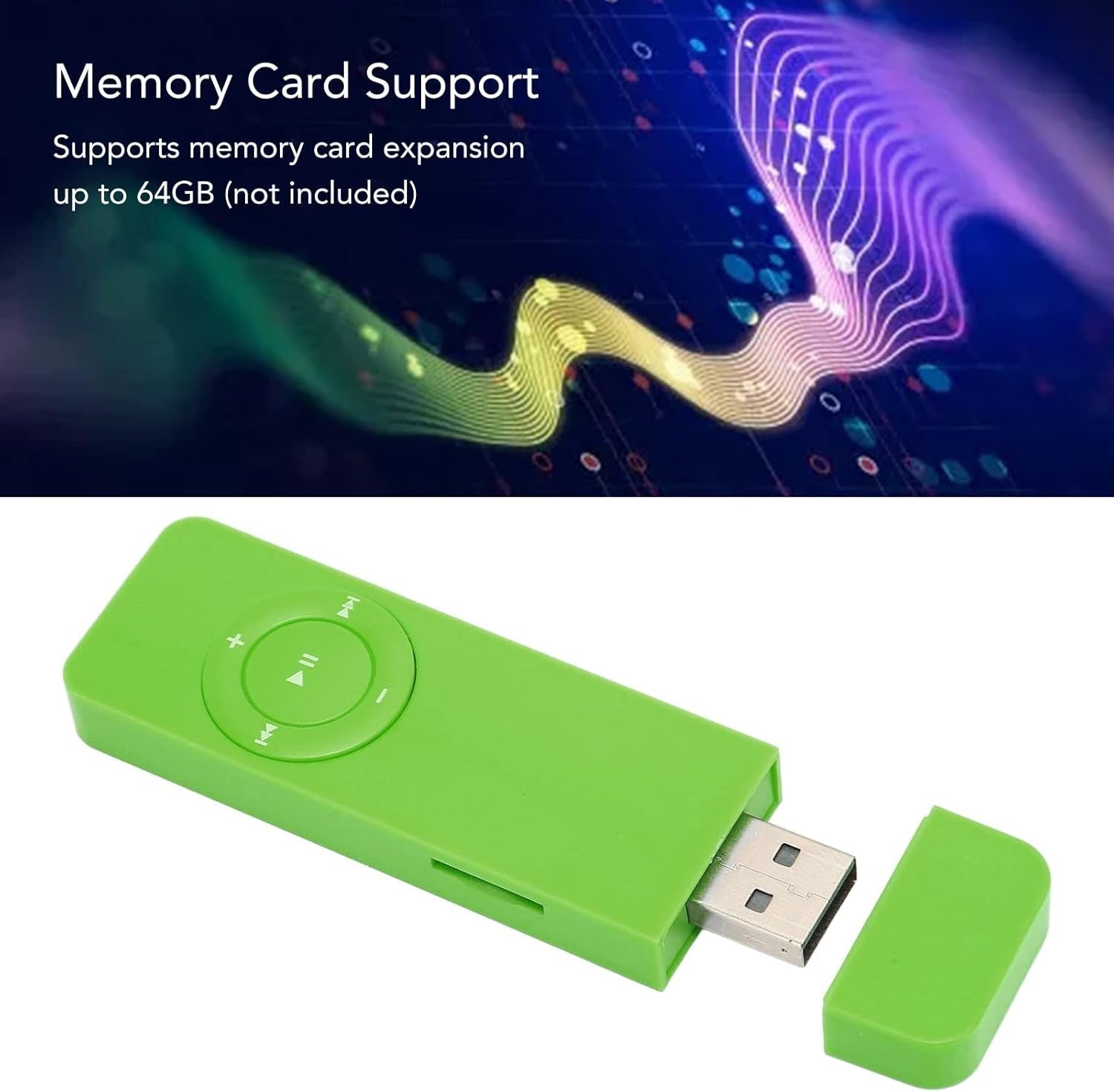 64GB MP3 Player Mini Music Player Lossless Sound Long Battery
