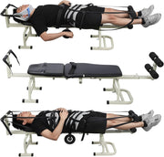 Lumbar Traction Table Spinal Decompression Bed for Back & Neck Pain