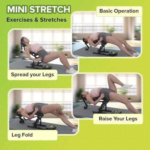 Mini Inversion Table 330lb Compact 44.5x43.2x31cm Steel