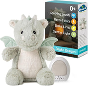 Drake the Dragon Plush Night Light White Noise Baby Sleep Aid