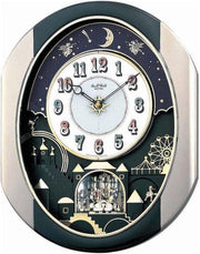 Magic Motion Wall Clock Modern Musical Display | Auto Night Shut Off