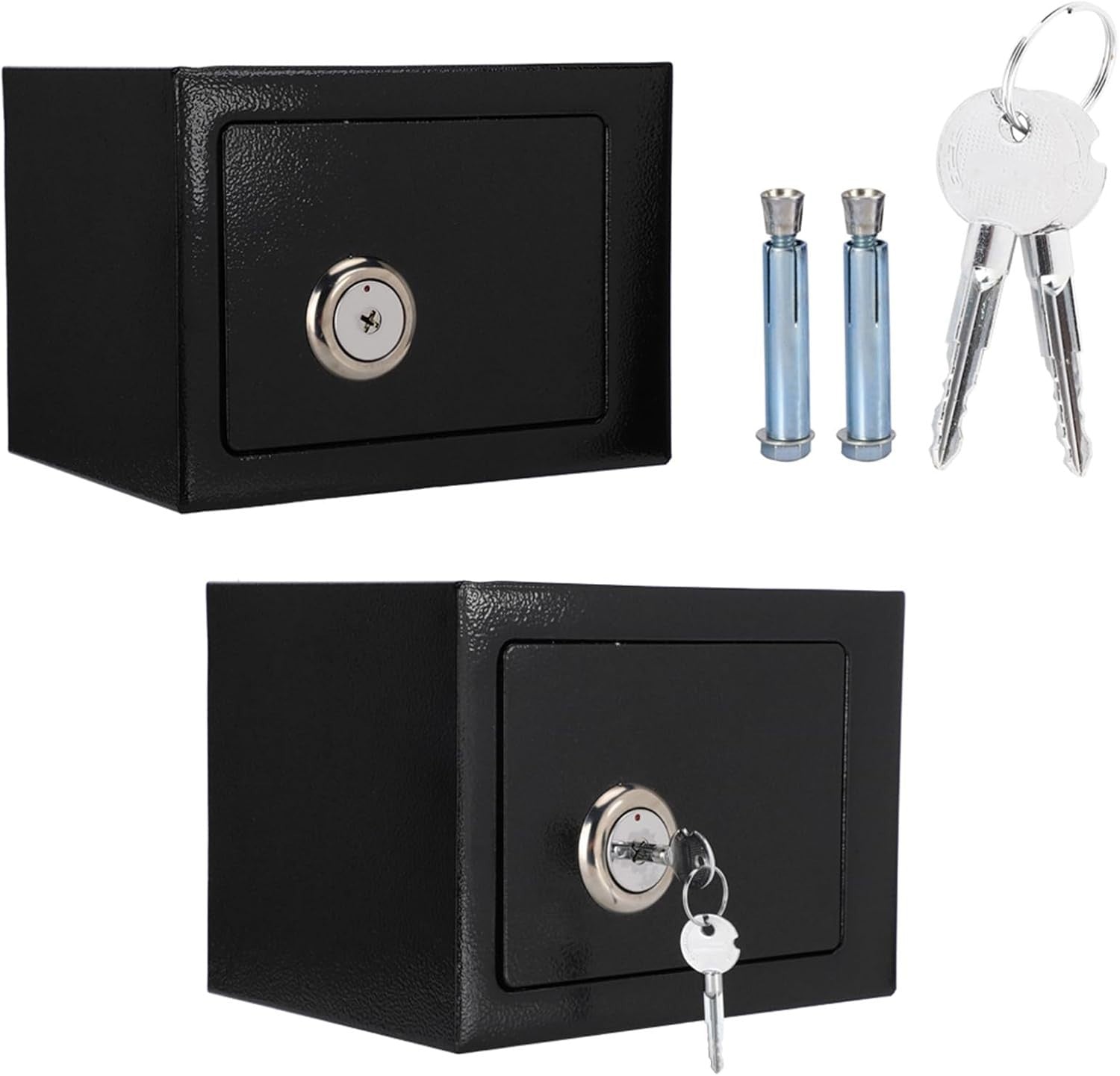 Heavy Duty Key Lock Safe Box Steel Cash Jewelry Document Security Safe