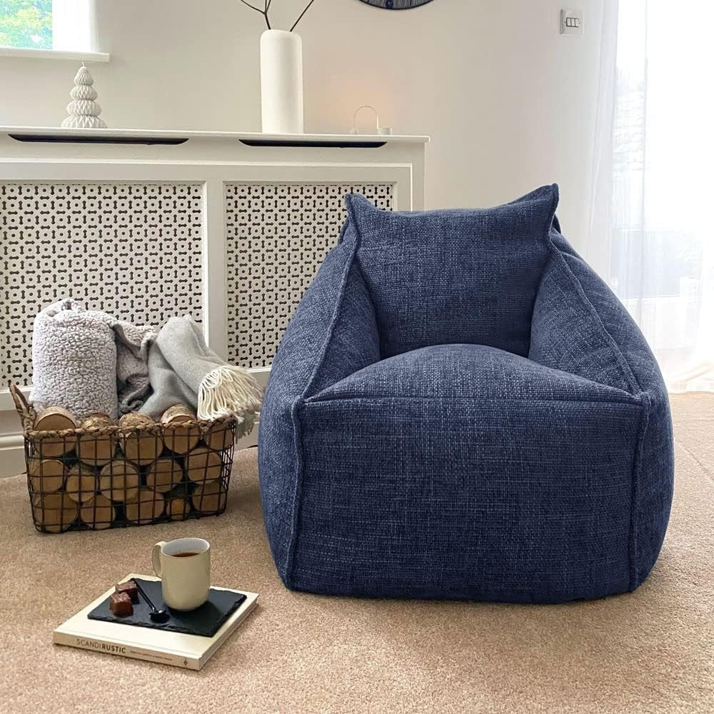 Extra Large Bean Bag Chair Soft Durable Fabric Lounge Seat for Gaming & Relaxing