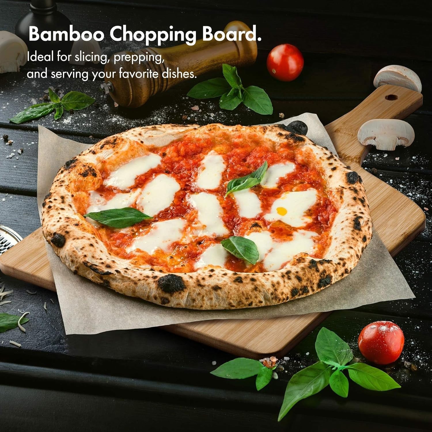 12" Outdoor Wood Fired Pizza Oven with Peel, Cutter, Board & Cover Set