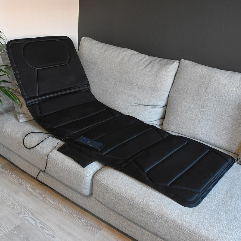 Full Body Massage Mat with Heat & Remote – 5 Modes Vibration Pad for Relaxation