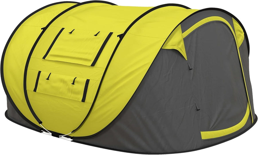 4 Person Pop Up Camping Tent Waterproof Family Festival Shelter