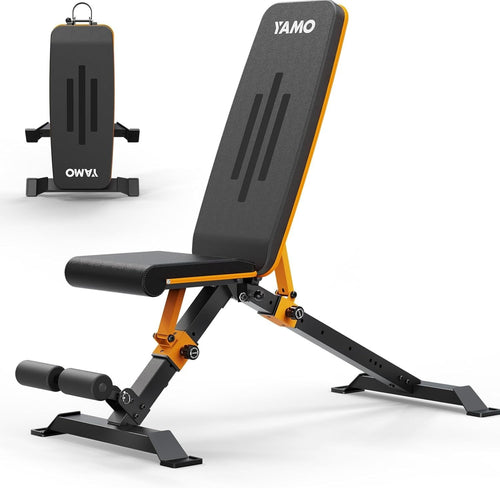 Heavy Duty Foldable Workout Bench 300kg Multi-Angle Home Training
