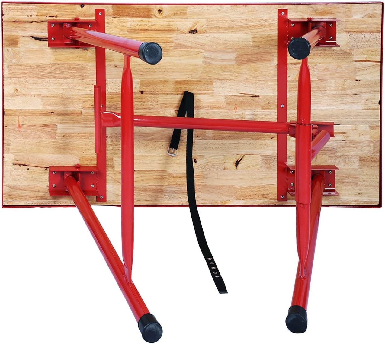 Foldable Workbench 120x62.5cm Heavy Duty Table 300kg Steel Frame Portable DIY