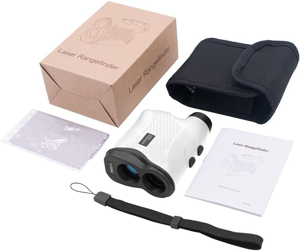 Golf Laser Rangefinder 500m Distance Finder 6X Magnification High Accuracy