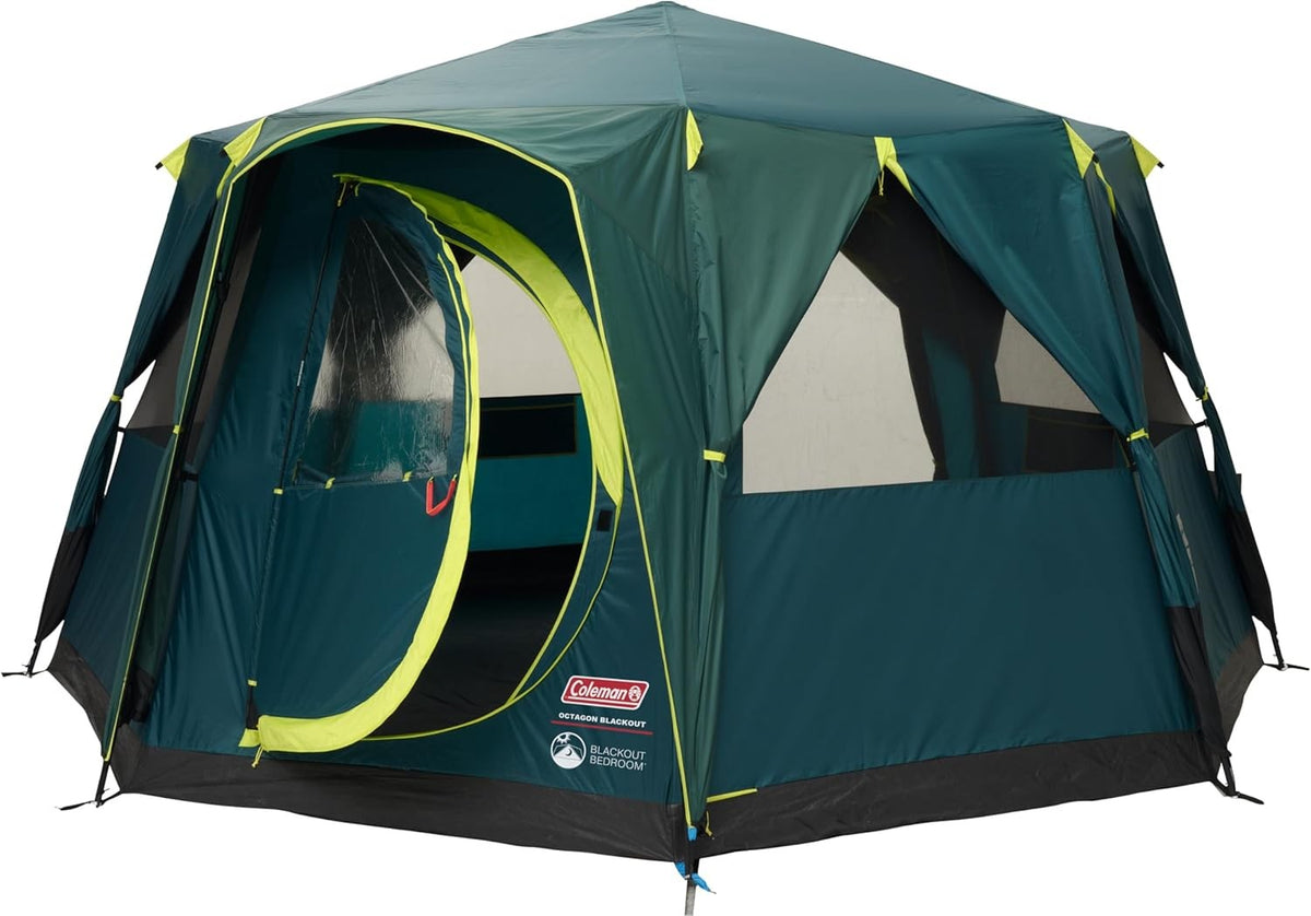 6 Man Festival Dome Tent 360° View Waterproof Groundsheet Steel Frame