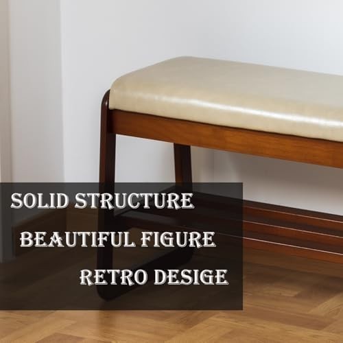 Modern Grey Solid Wood Shoe Bench with Cushion & Flip-Top Storage Seat