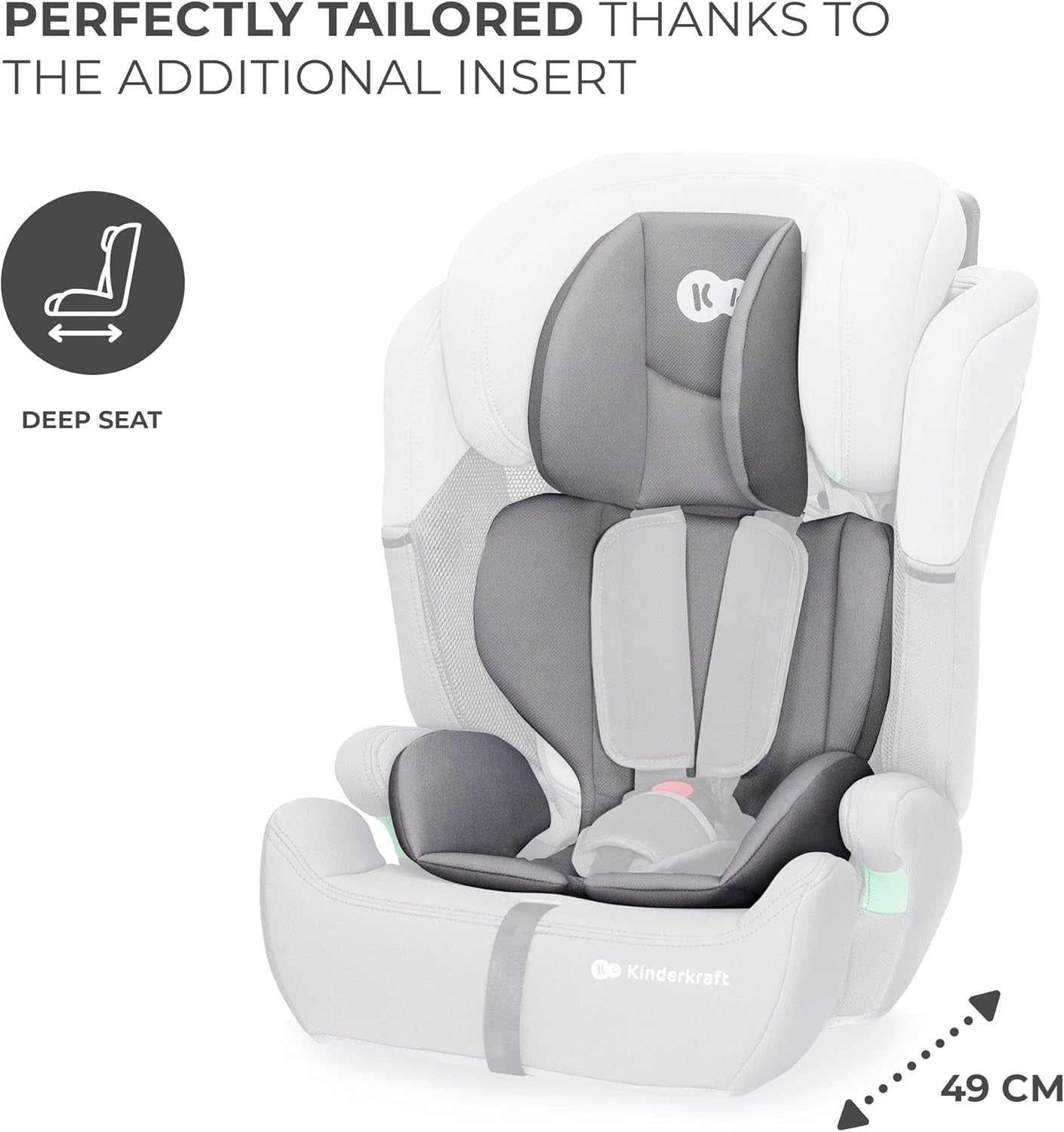 i-Size R129 Group 1/2/3 Child Car Seat 5-Point Harness 76–150cm