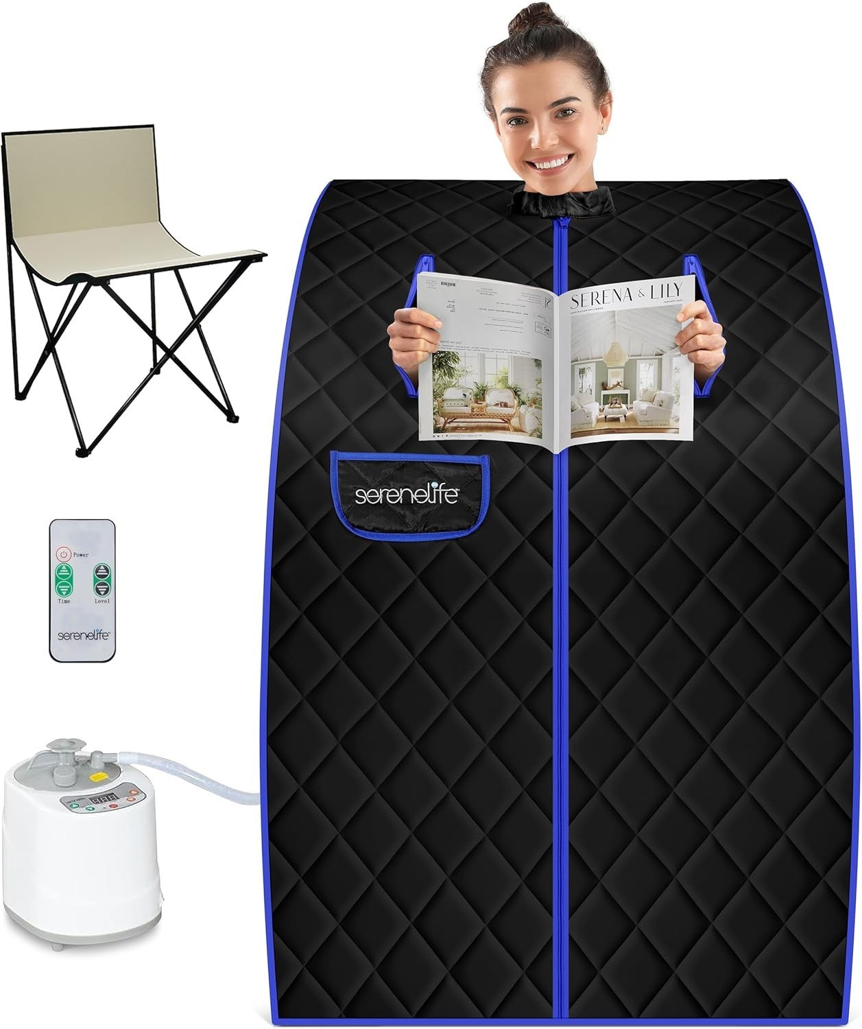 Portable One-Person Steam Sauna Tent – Home Steam Sauna, Detox & Relax