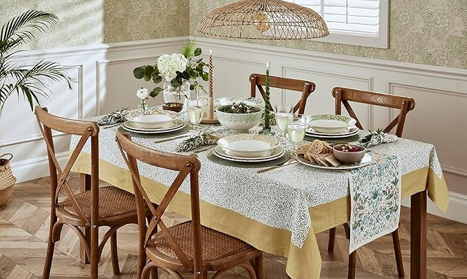 12pc Floral Dinnerware Set Earthenware Plates Bowls Dishwasher Microwave Safe