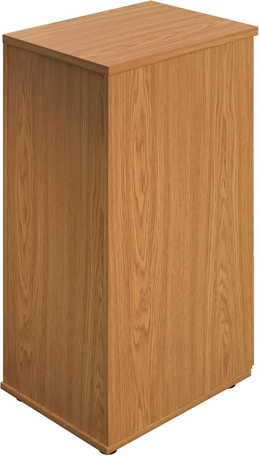 Oak Filing Cabinet 3 Drawer Lockable 105cm Heavy Duty Office