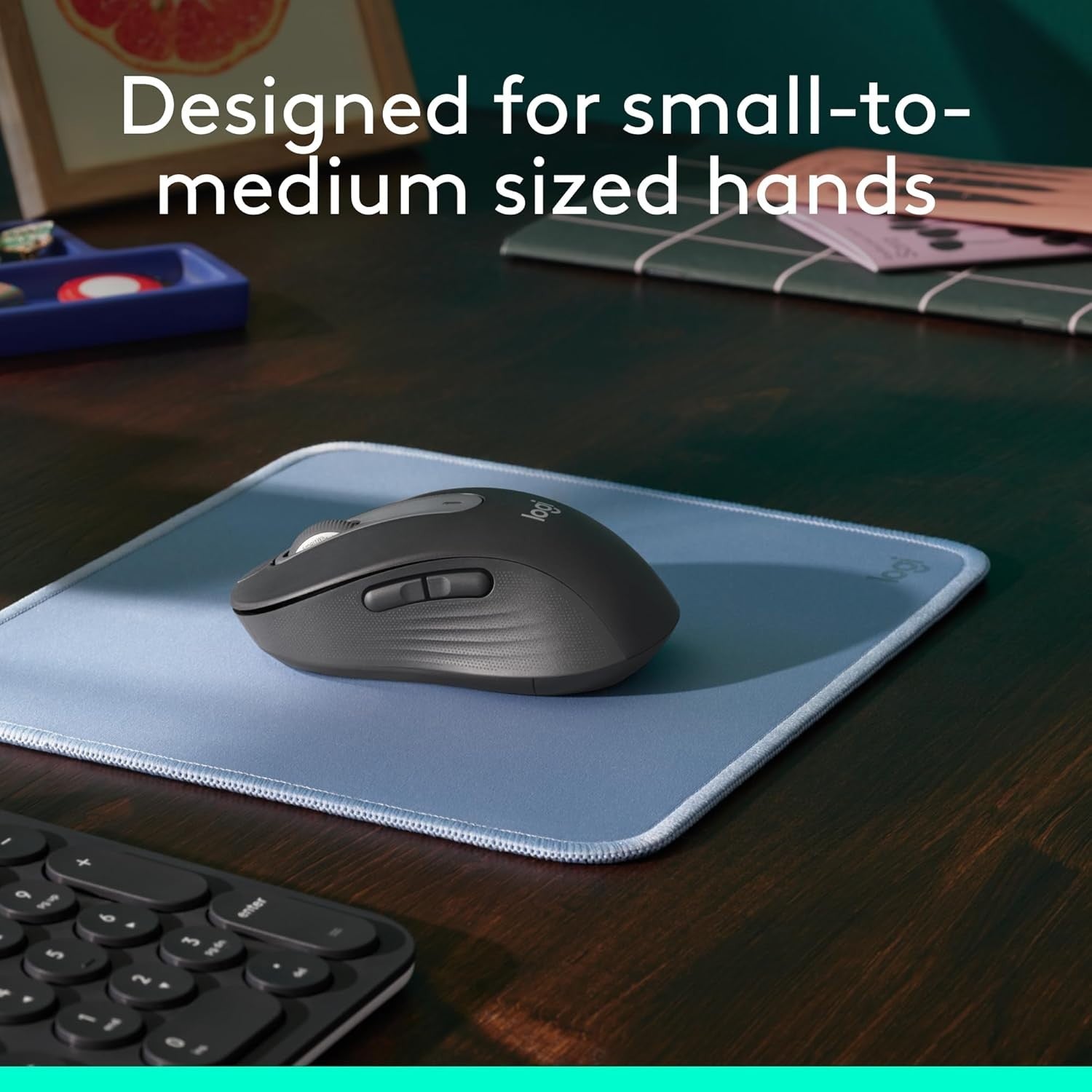 Wireless Mouse Silent Click Bluetooth Multi Device Ergonomic Small Medium Hands