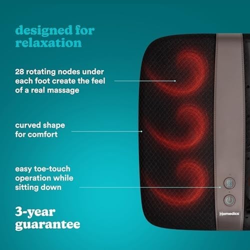 Heated Foot & Leg Massager | Vibration Therapy | 20 Intensity & 3 Modes