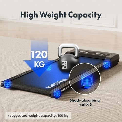 Compact Under Desk Walking Pad Treadmill LED Display Remote Control