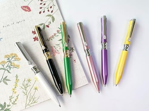 Purple Crystal Executive Ballpoint Pen Gift Box Set