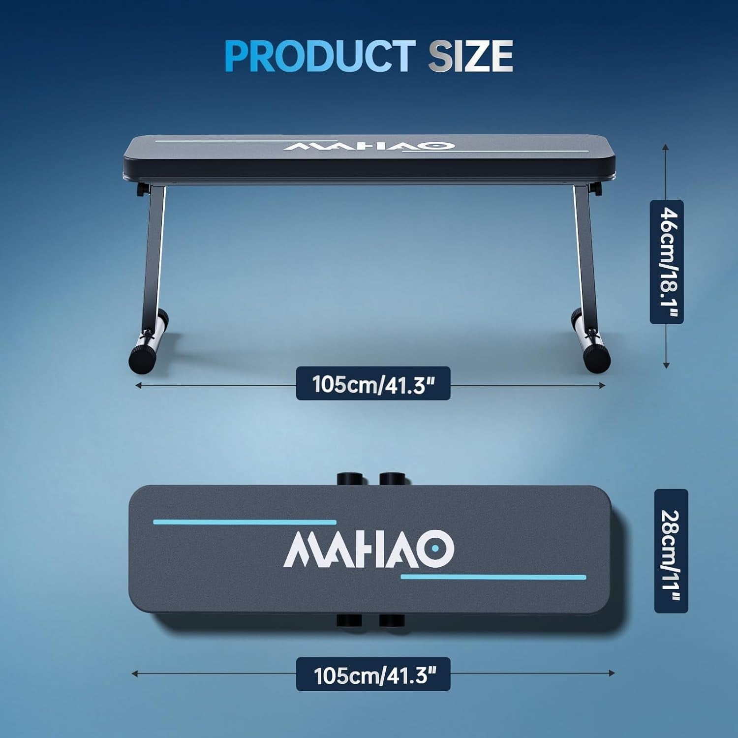 Foldable Flat Weight Bench 300kg Heavy Duty Home Gym Training