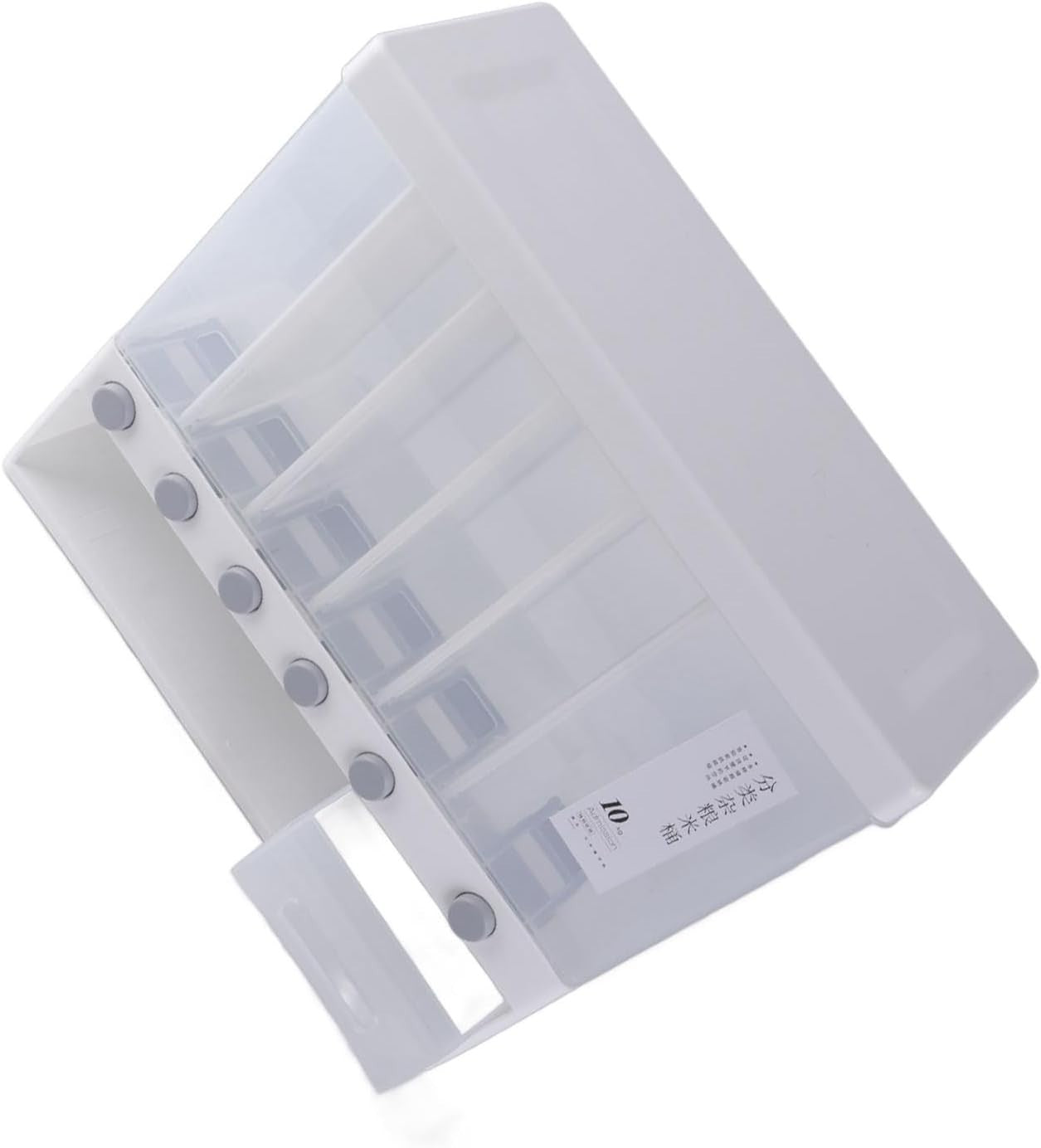 10KG Wall Mounted Dry Food Dispenser Airtight Grain Container Cup