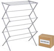 3 Tier Extendable Clothes Airer Heavy Duty Folding Drying Rack Indoor Outdoor