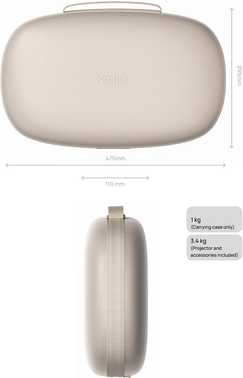 1080P Portable Smart Projector Battery Google TV Travel Case Kit