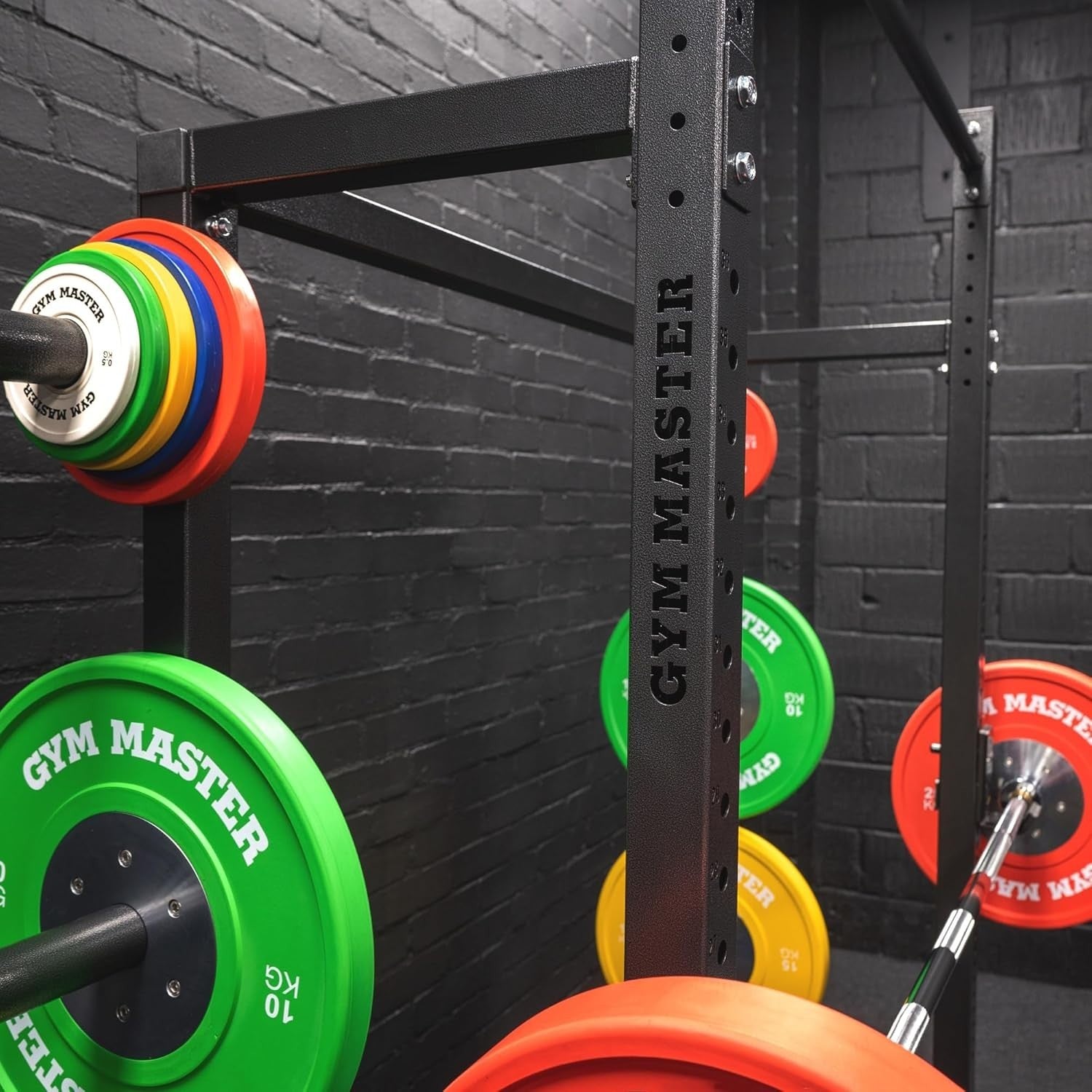 Bolt-On Weight Storage System Black & Gunmetal for Half Power Rack