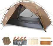 2 Person Camping Tent Waterproof 2 Man Lightweight Backpacking