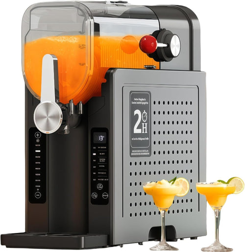 Electric Slush Ice Cream Machine 70oz Digital Presets Fast Frozen Drinks