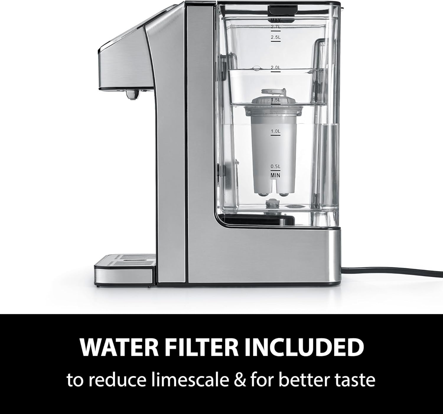 Instant Hot Water Dispenser 2.7L Fast Heat | Digital Control Energy Saving
