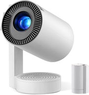 4K Smart Mini Projector 1080P Android 13 WiFi 6 360° Portable