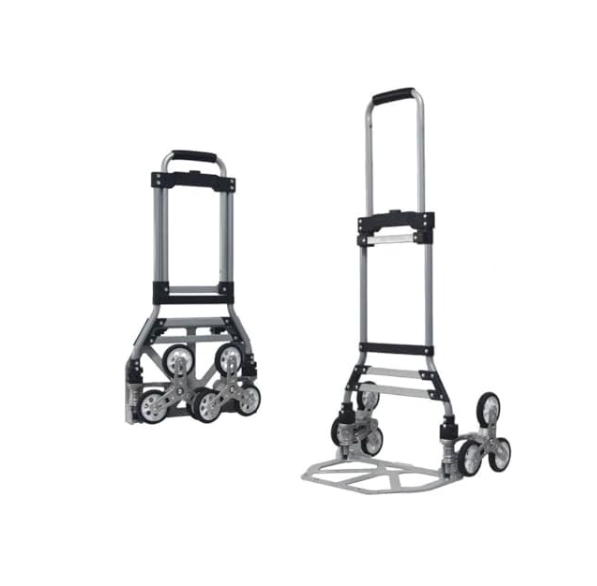 Heavy Duty Stair Climbing Cart 150LB Folding Hand Truck w/ Bag