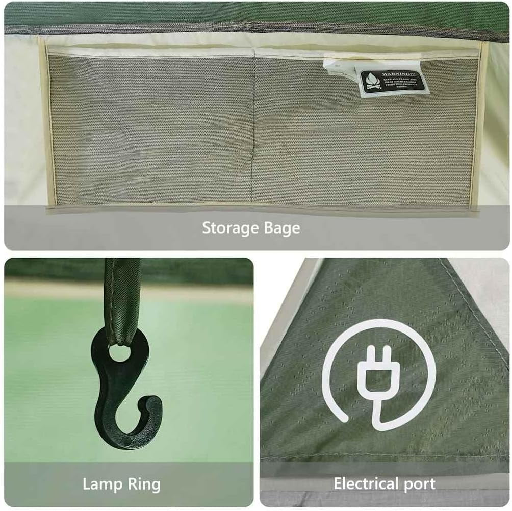 4‑Person Camping Tent Waterproof Outdoor Family Shelter Easy Setup