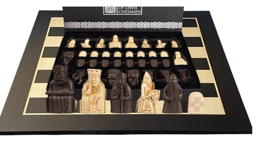 Luxury Isle of Lewis Chess Set 51cm Board | Medieval Replica Pieces & Box