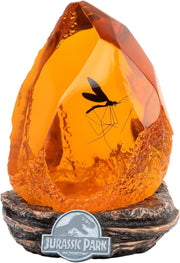 Jurassic Park Night Light with Flicker-Free LED, Battery Operated 17x11x13cm