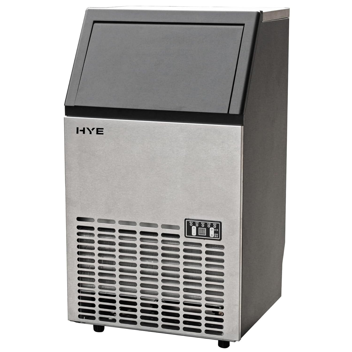 Commercial Ice Maker 45kg/24H Cube Machine 13kg Storage LCD Plumbed