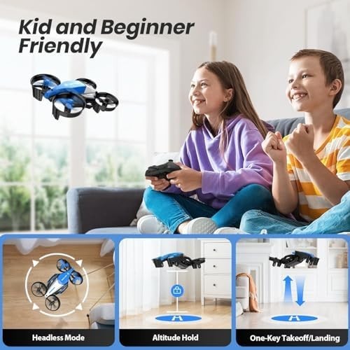 Holy Stone HS210F Mini Drone 2-in-1 RC Quadcopter LED Altitude Hold
