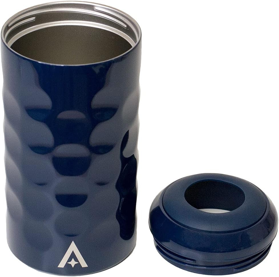 Wine Bottle Cooler Blue Stainless Steel Double Wall Vacuum Chiller Gift