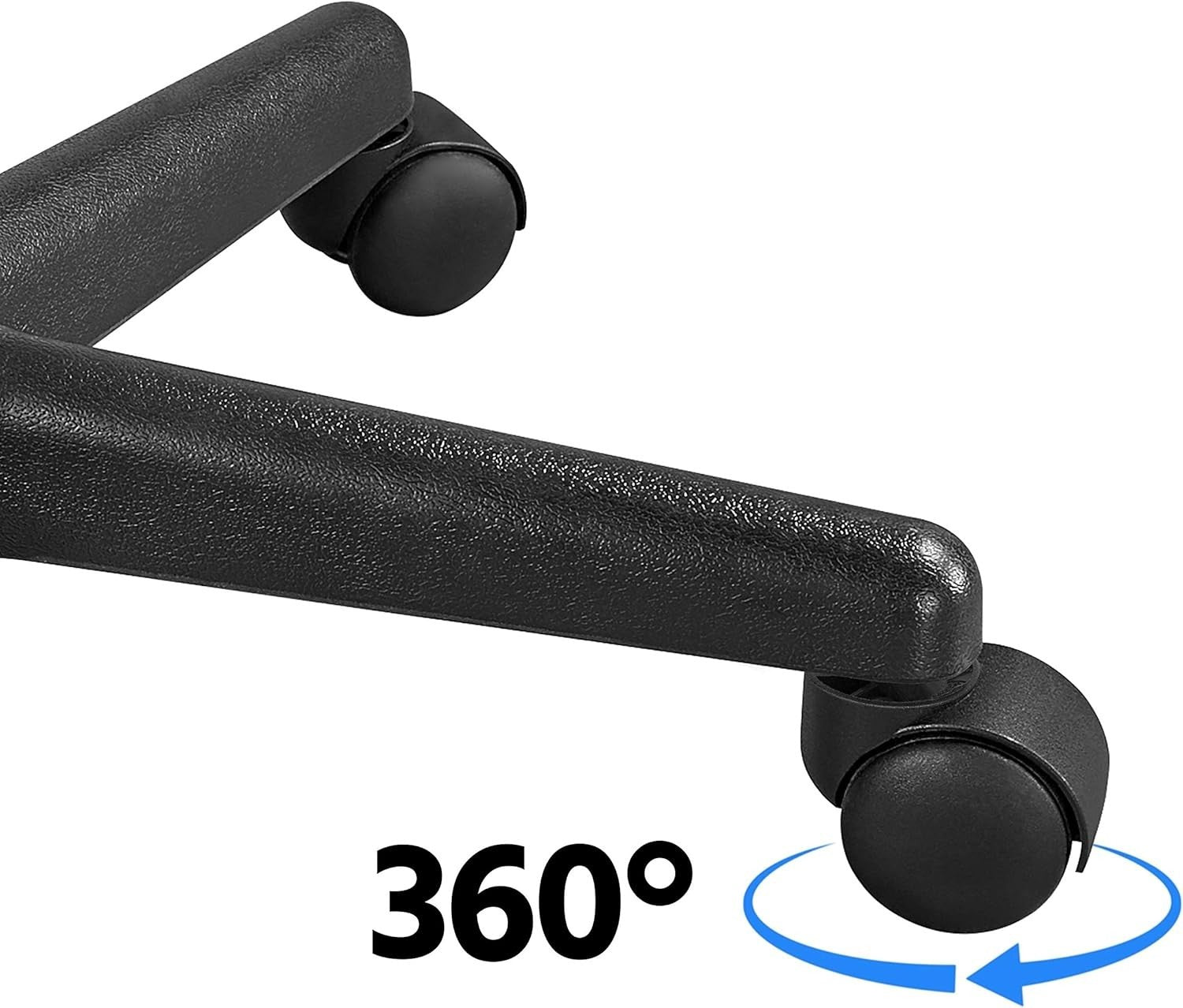 Ergonomic Black Faux Leather Office Desk Chair Adjustable Swivel Armrest NEW